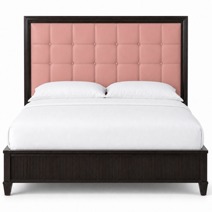 Orson - Bed Pink plain white background view