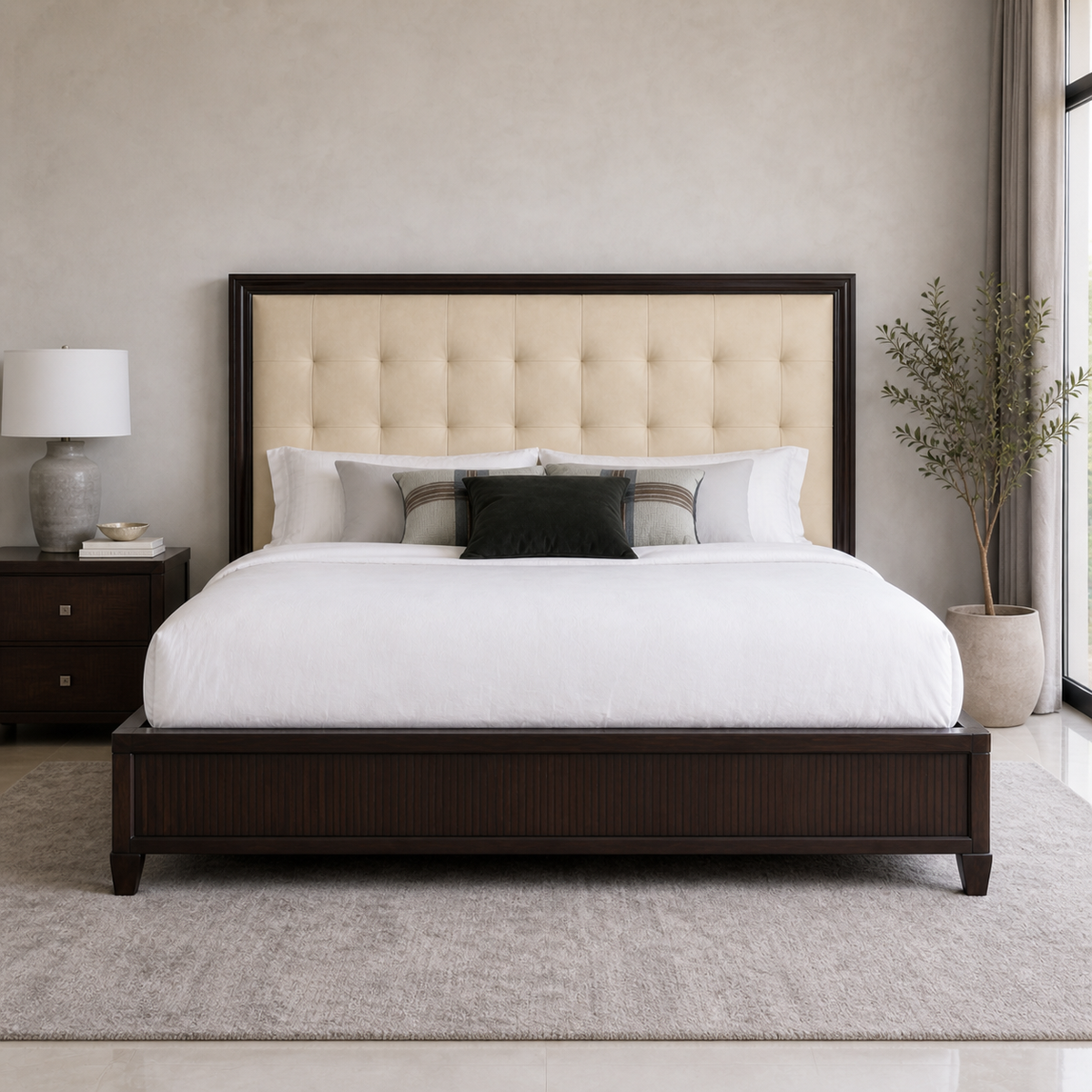 Orson - Bed, complete straight-on bed view
