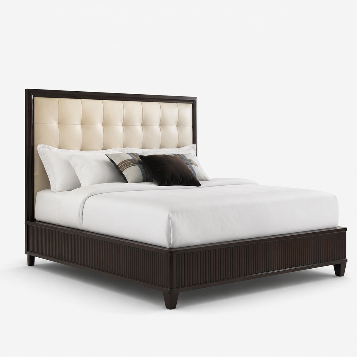 Orson - Bed, complete long-side studio bed view