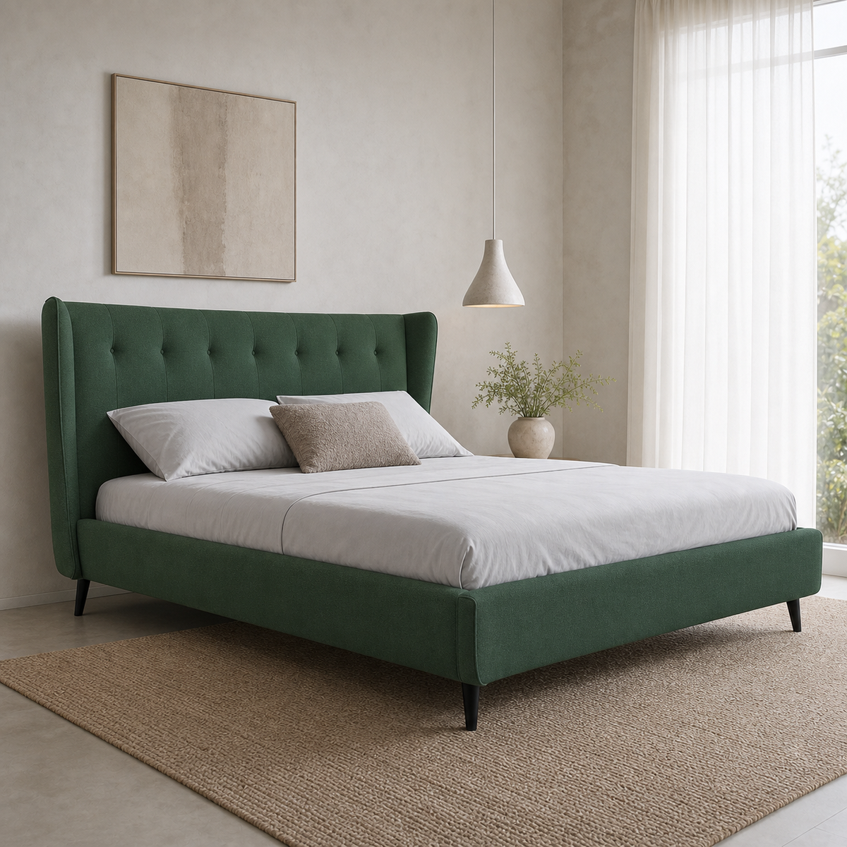Ovie - Bed Green lifestyle view