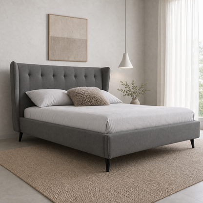 Ovie - Bed Grey lifestyle view