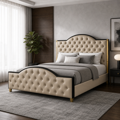 Pace - Bed Beige lifestyle view