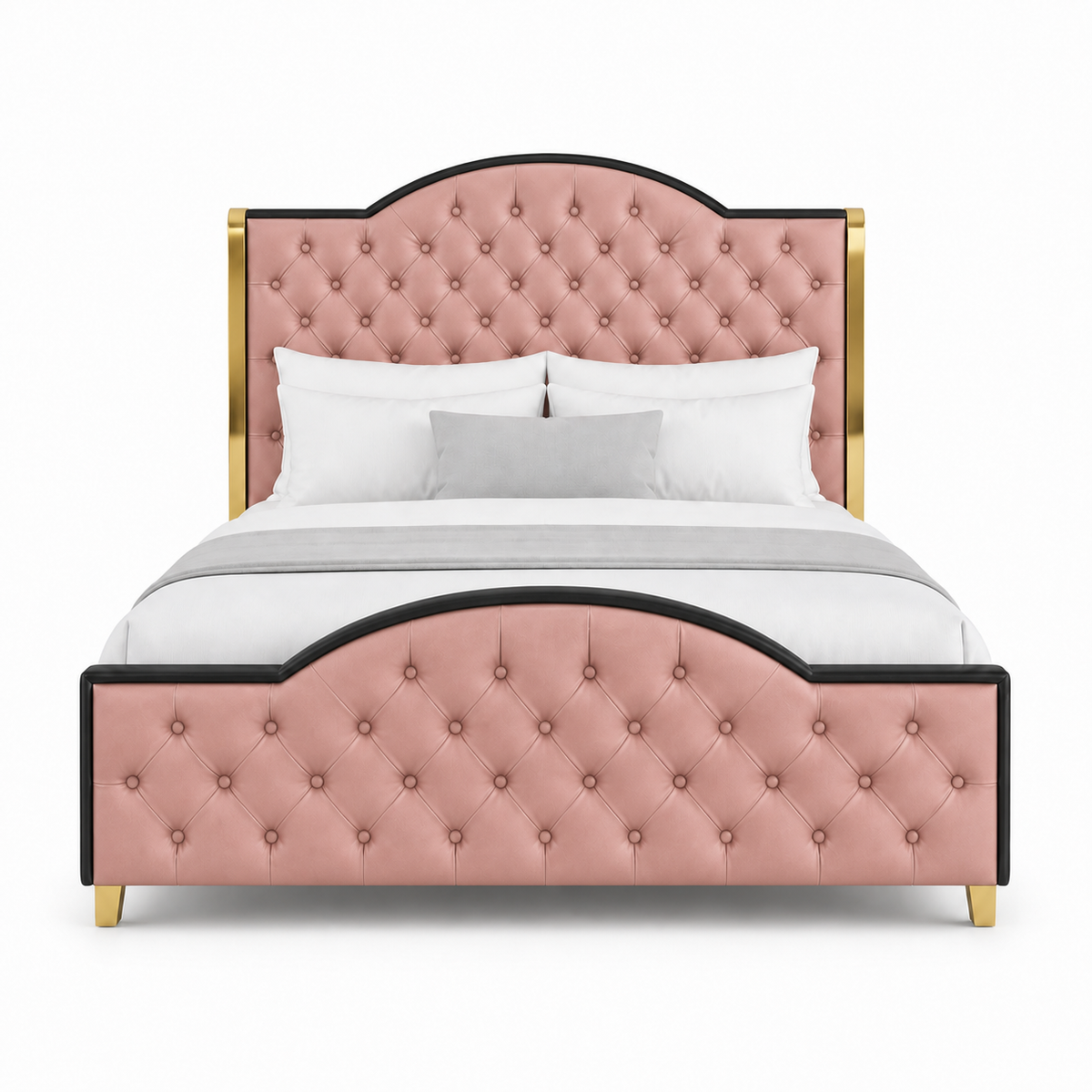 Pace - Bed Pink plain white background view