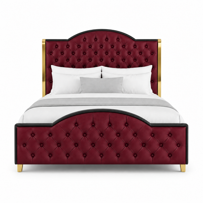 Pace - Bed Red plain white background view