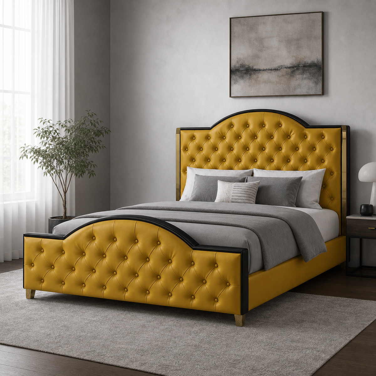 Pace - Bed Yellow lifestyle view
