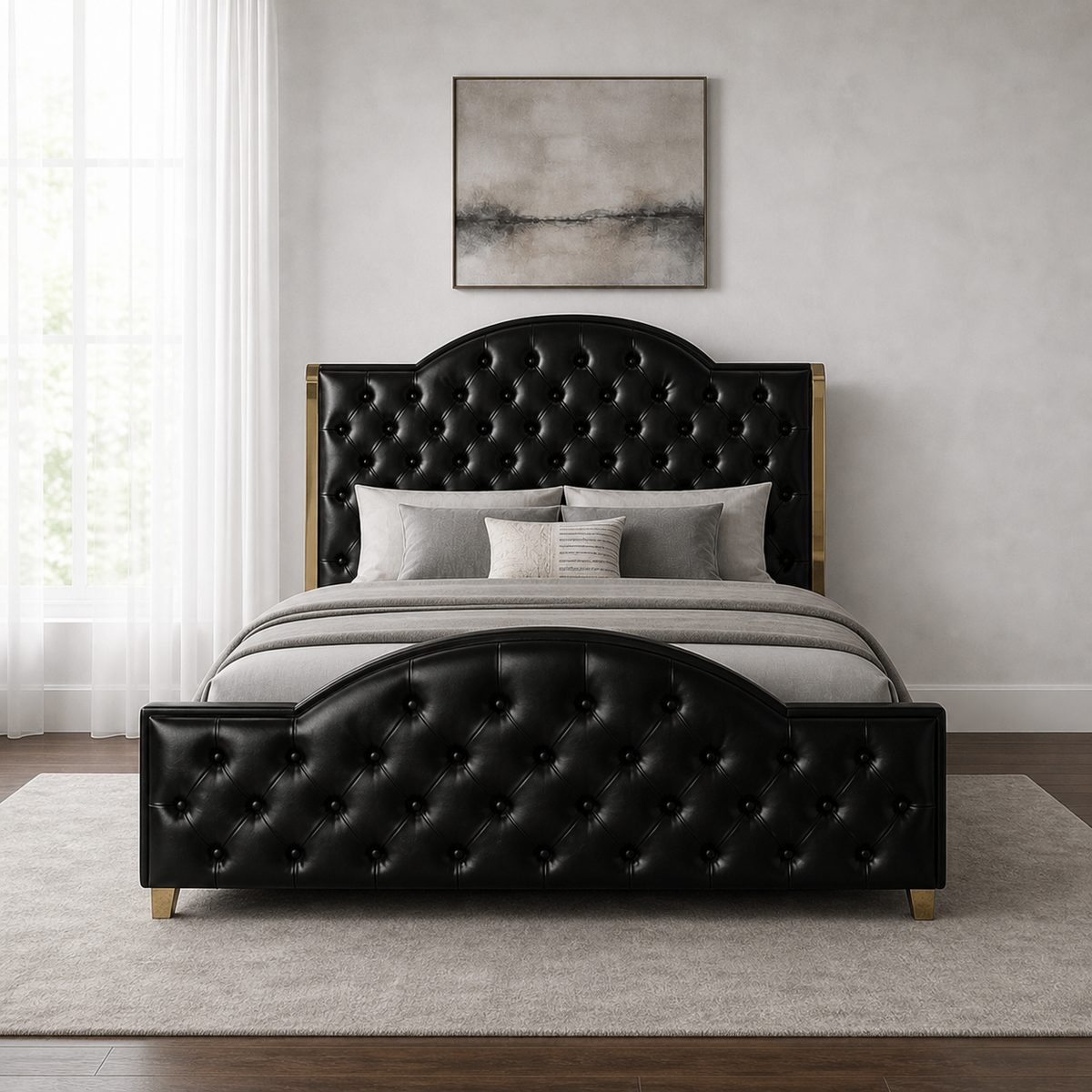 Pace - Bed, complete straight-on bed view