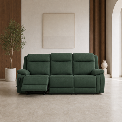 Panorama Recliner 3 seater green 01 main