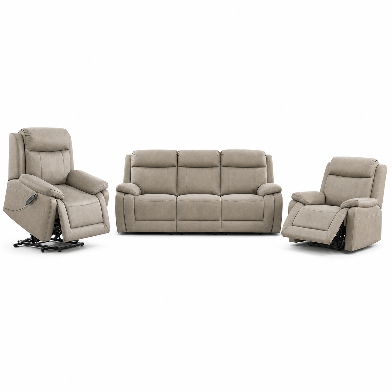 Panorama Recliner complete configuration on a white background