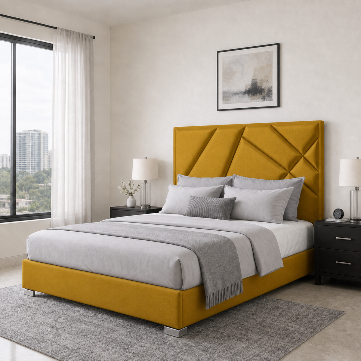 Pax - Bed Yellow lifestyle view
