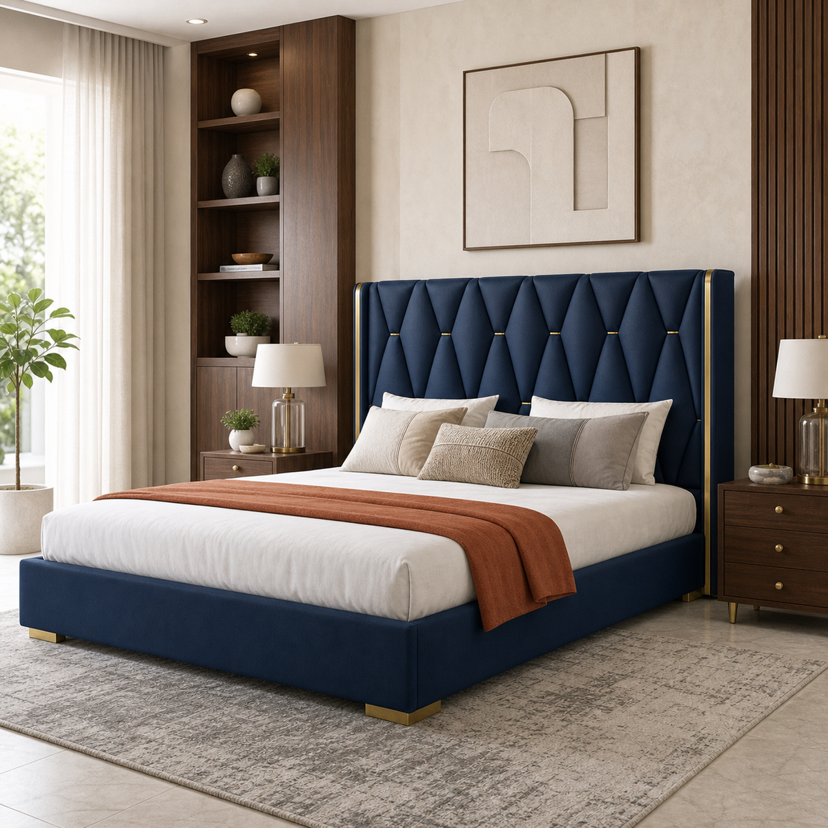 Penn - Bed Blue lifestyle view