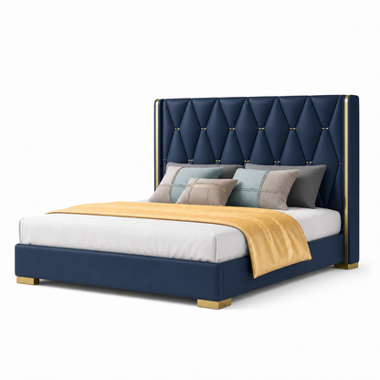 Penn - Bed Blue plain white background view