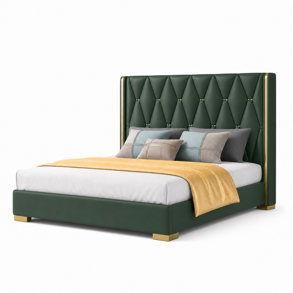 Penn - Bed Green plain white background view