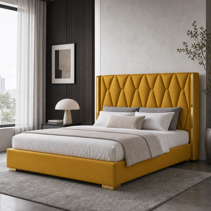 Penn - Bed Yellow lifestyle view