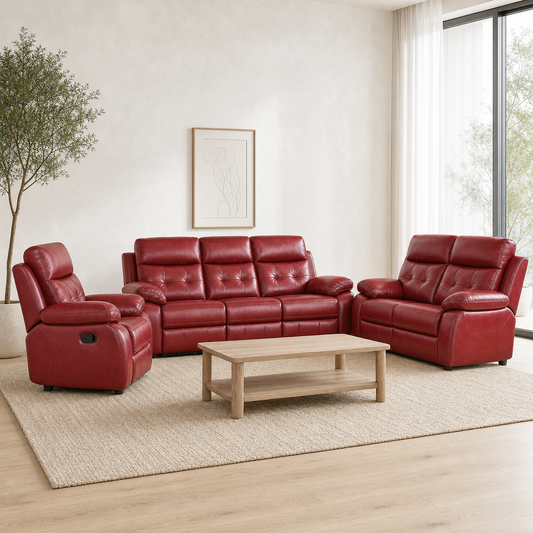 Perch Recliner complete configuration in an editorial living room