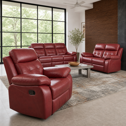 Perch Recliner upholstery and reclining detail