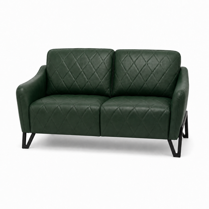 Plume 3+2+1 Sofa Set, 2 seater, green, studio view