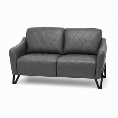 Plume 3+2+1 Sofa Set, 2 seater, grey, studio view