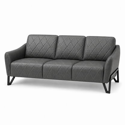 Plume 3+2+1 Sofa Set, 3 seater, grey, studio view