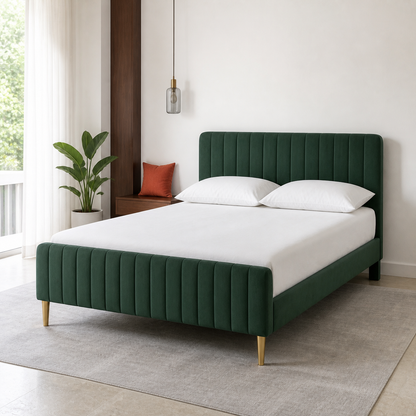 Pryce - Bed Green lifestyle view
