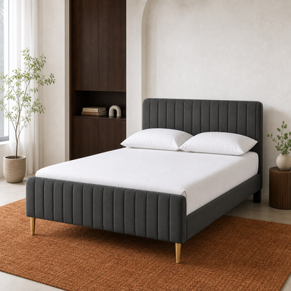 Pryce - Bed Grey lifestyle view