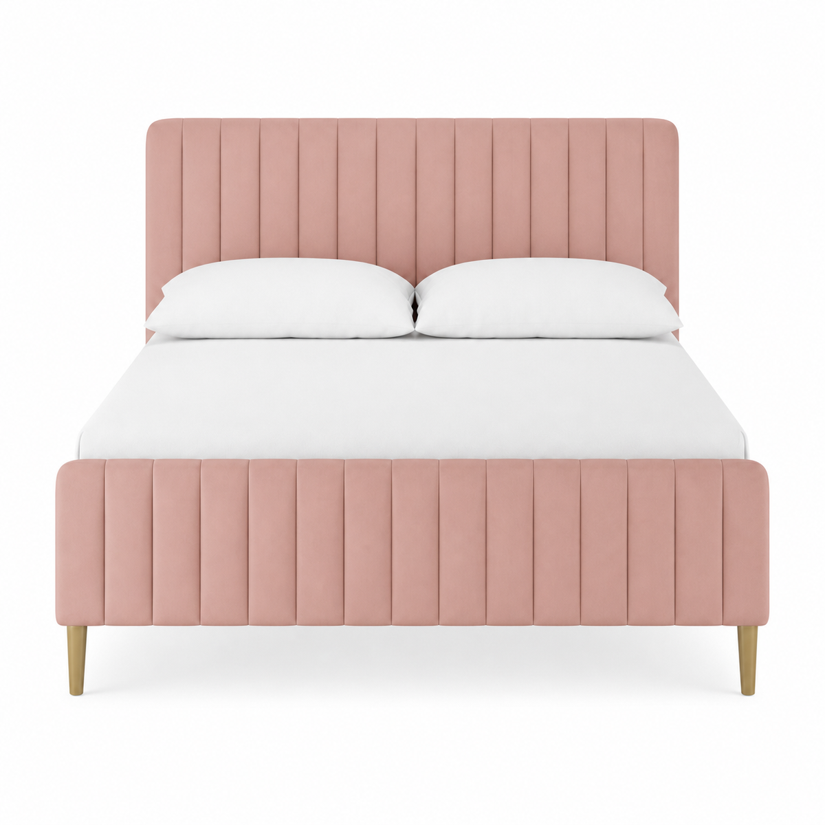 Pryce - Bed Pink plain white background view
