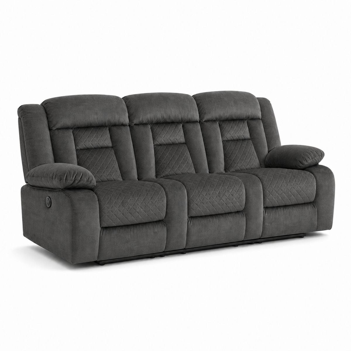 Quarry Recliner 3 seater grey 02 white