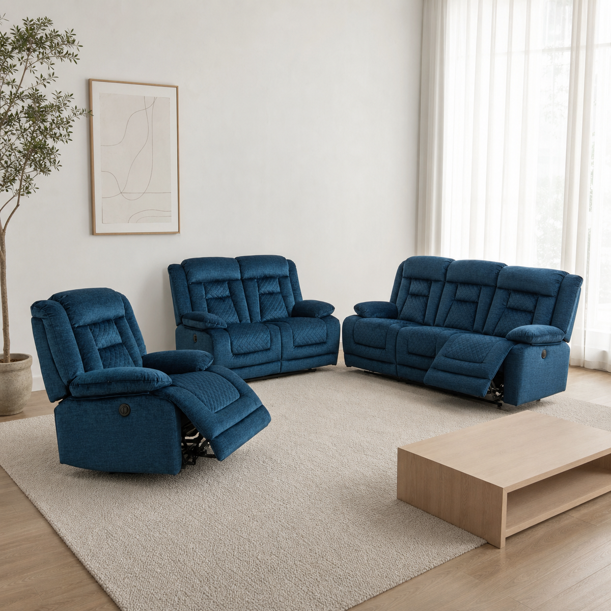 Quarry Recliner complete configuration from an alternate angle