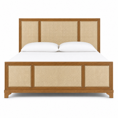 Rafe - Bed, complete front three-quarter studio bed view