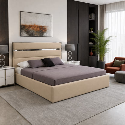 Reed - Bed Beige lifestyle view