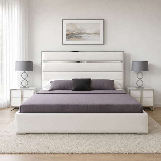 Reed - Bed, complete straight-on bed view