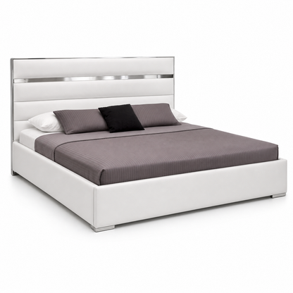 Reed - Bed, complete long-side studio bed view