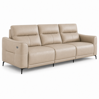 Reef Recliner 3 seater beige 02 white