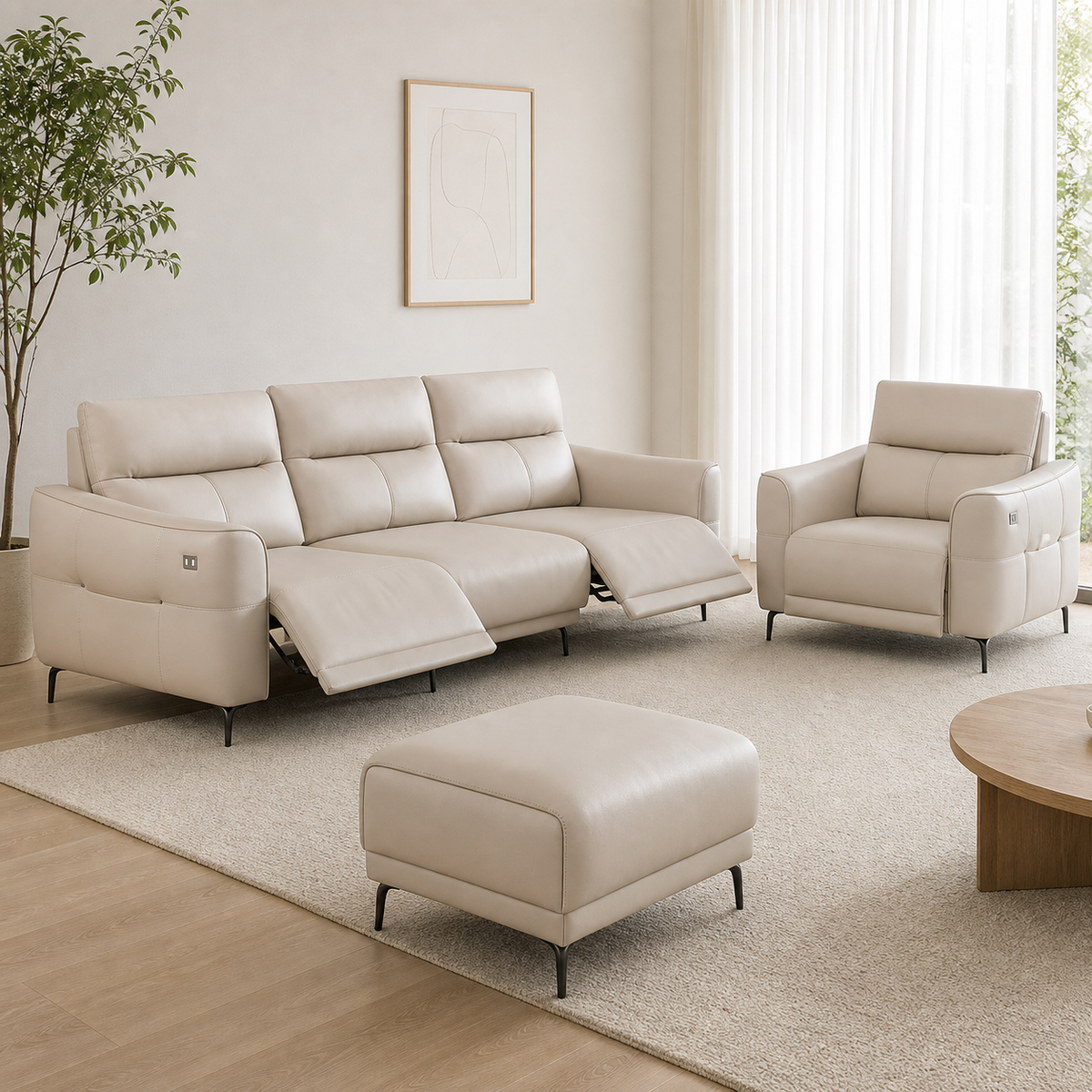 Reef Recliner complete configuration from an alternate angle