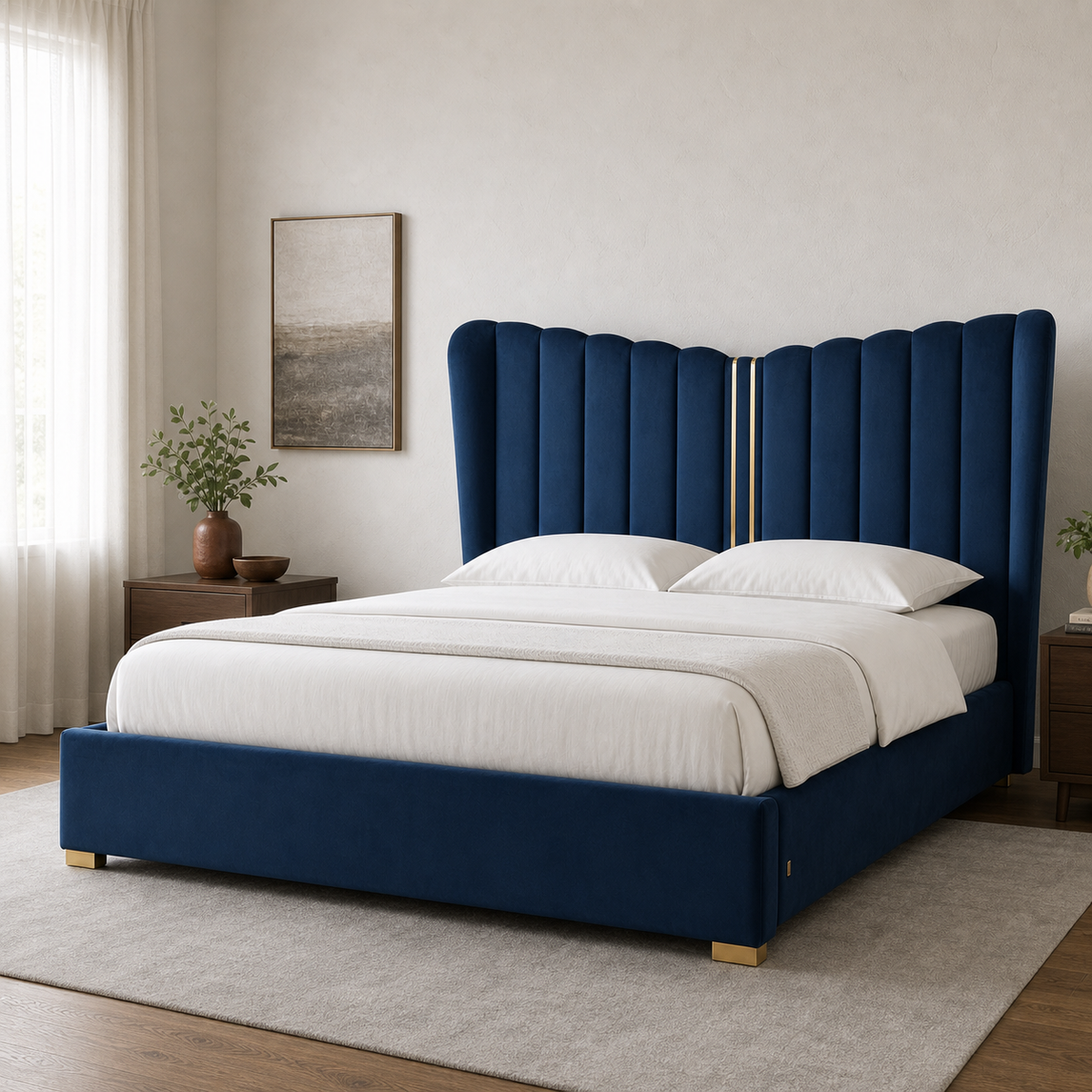 Rey - Bed Blue lifestyle view