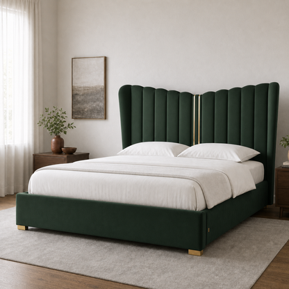 Rey - Bed Green lifestyle view