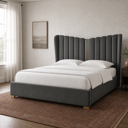 Rey - Bed Grey lifestyle view