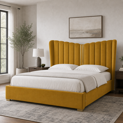 Rey - Bed Yellow lifestyle view