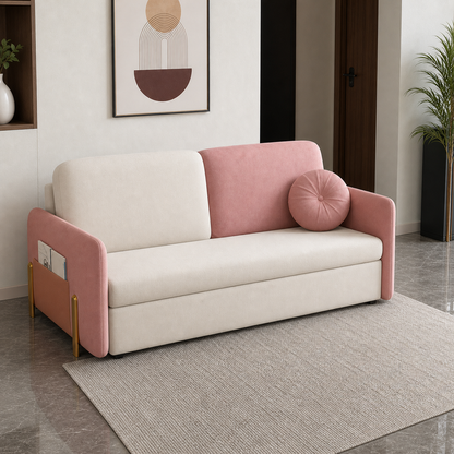 Reyon - Sofa bed, fully closed sofa view in the identical living room