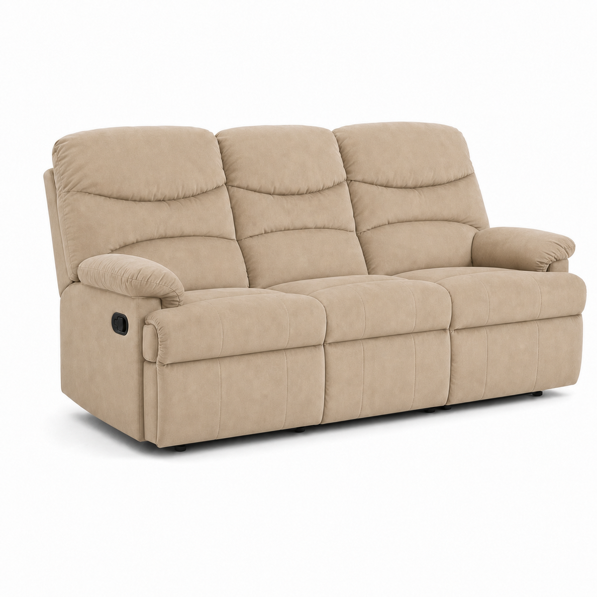 Rhythm Recliner 3 seater beige 02 white