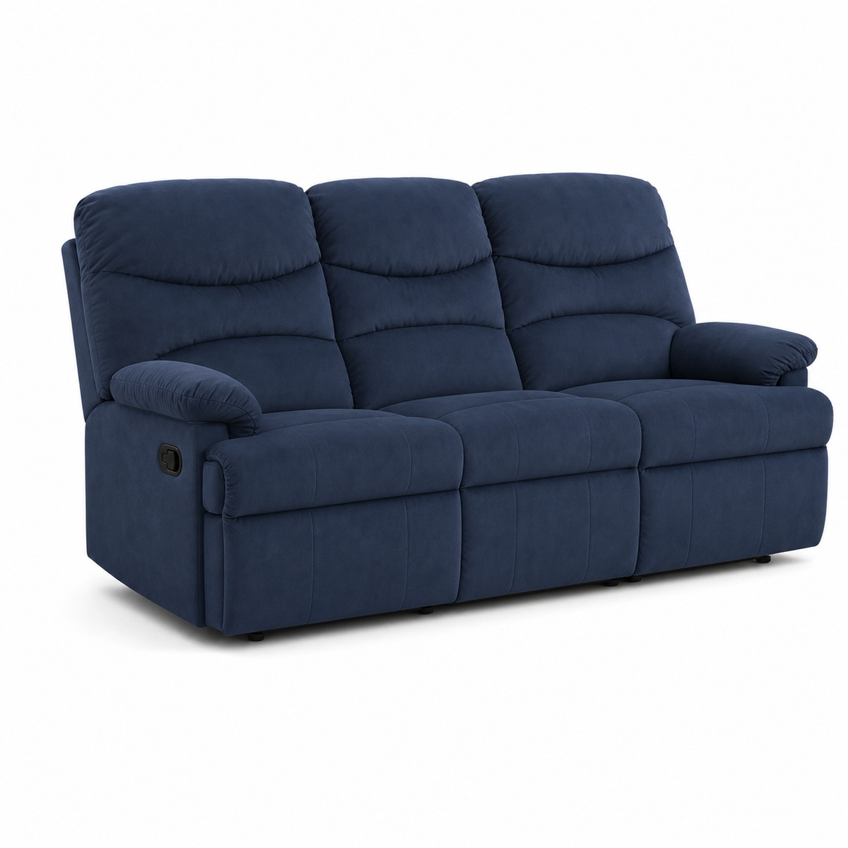 Rhythm Recliner 3 seater blue 02 white