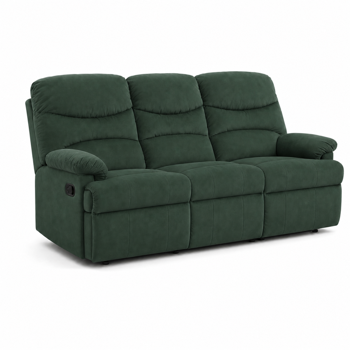 Rhythm Recliner 3 seater green 02 white
