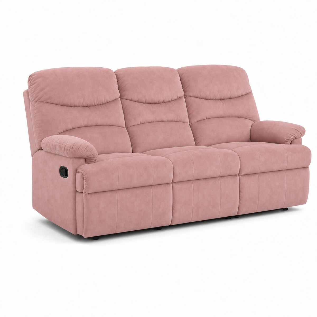 Rhythm Recliner 3 seater pink 02 white