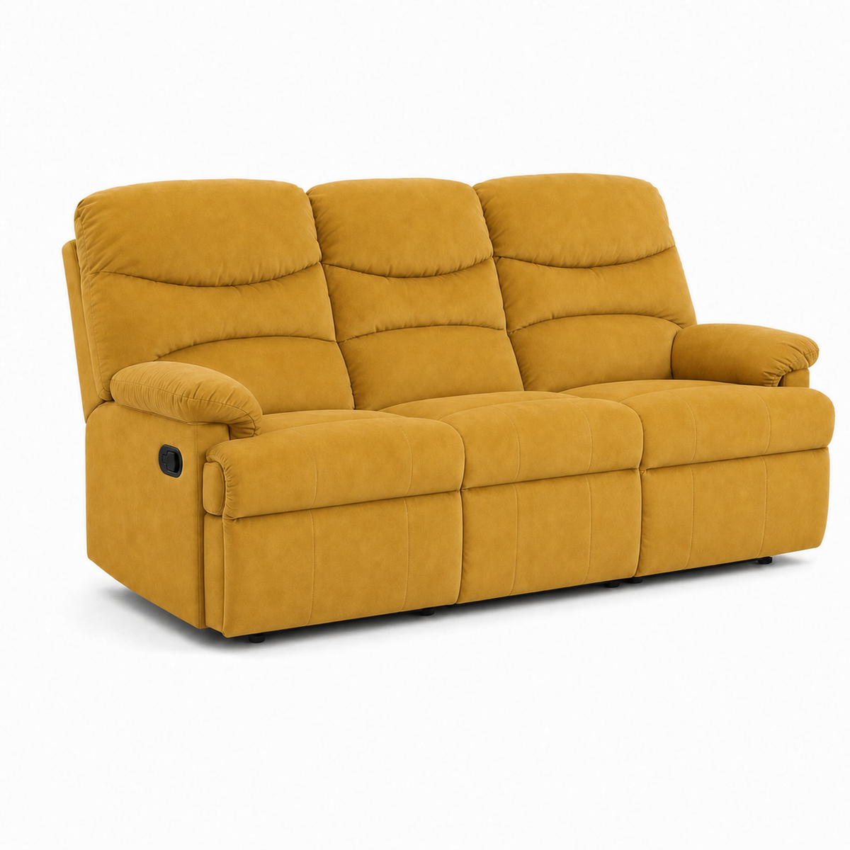 Rhythm Recliner 3 seater yellow 02 white