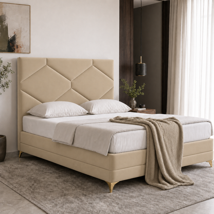 Rilo - Bed Beige lifestyle view