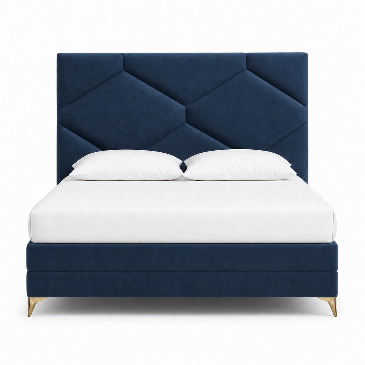 Rilo - Bed Blue plain white background view