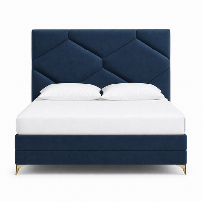 Rilo - Bed Blue plain white background view