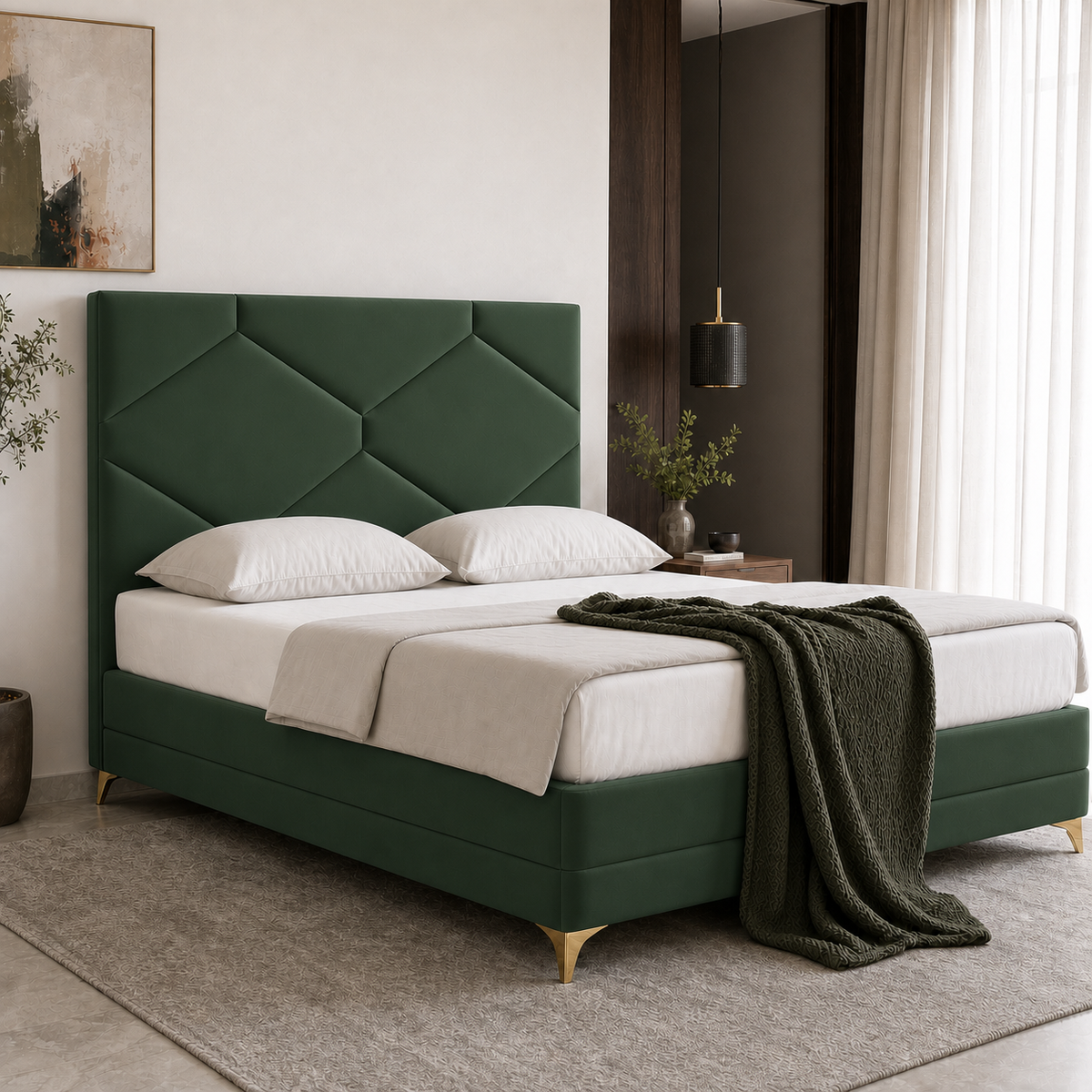 Rilo - Bed Green lifestyle view