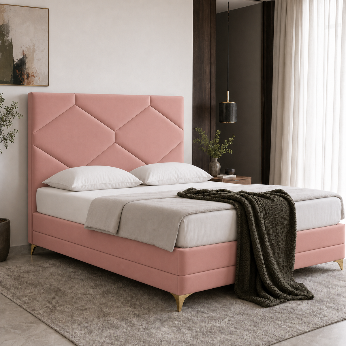 Rilo - Bed Pink lifestyle view