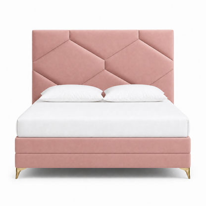 Rilo - Bed Pink plain white background view
