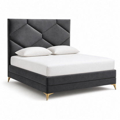 Rilo - Bed, complete long-side studio bed view